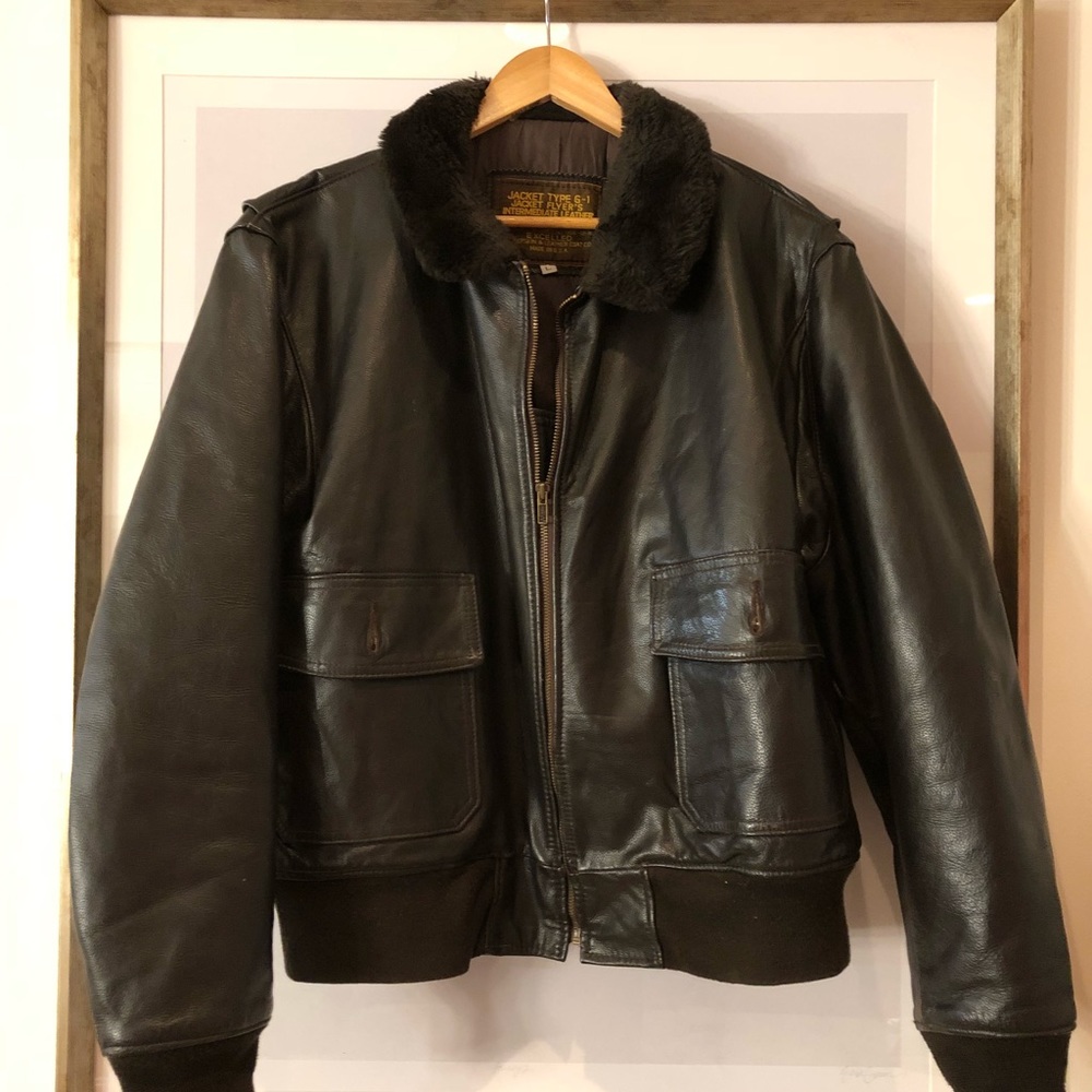 US NAVY LEATHER JACKET